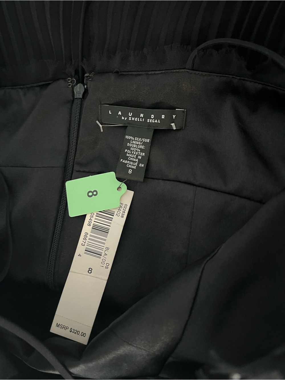 Laundry Black Pleated Dress - Picture 6 of 8